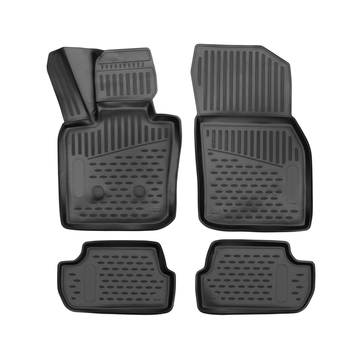MINI F57 Floor Mats - Omac - Rubber TPE - Black - '14-'24